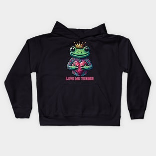 Frog Prince 33 Kids Hoodie